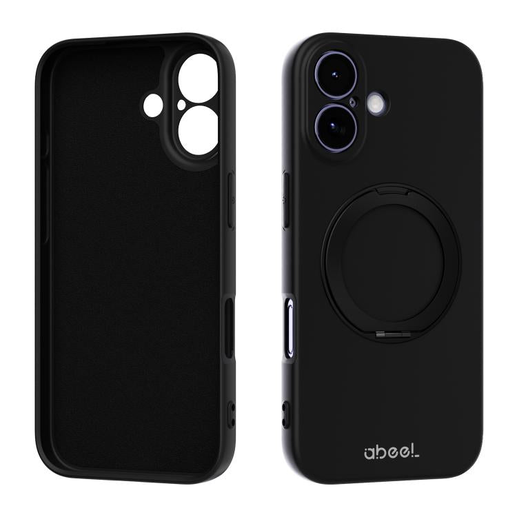Ốp lưng silicone lỏng có nam châm ABEEL, cảm giác thân thiện với da, kèm giá đỡ, dành cho iPhone 17 Pro Max, dành cho iPhone 17 Pro, dành cho iPhone 17, dành cho iPhone 16 Pro Max, dành cho iPhone 16 Pro, dành cho iPhone 16