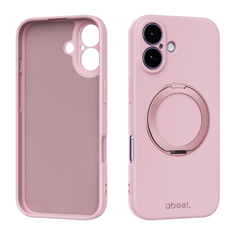 Ốp lưng silicone lỏng có nam châm ABEEL, cảm giác thân thiện với da, kèm giá đỡ, dành cho iPhone 17 Pro Max, dành cho iPhone 17 Pro, dành cho iPhone 17, dành cho iPhone 16 Pro Max, dành cho iPhone 16 Pro, dành cho iPhone 16