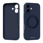 Ốp lưng silicone lỏng có nam châm ABEEL, cảm giác thân thiện với da, kèm giá đỡ, dành cho iPhone 17 Pro Max, dành cho iPhone 17 Pro, dành cho iPhone 17, dành cho iPhone 16 Pro Max, dành cho iPhone 16 Pro, dành cho iPhone 16