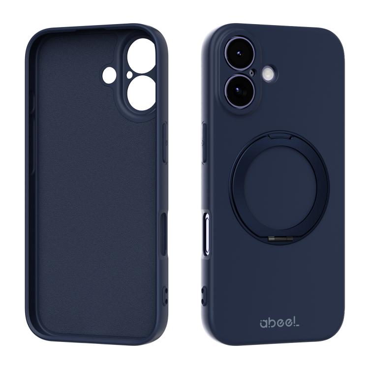 Ốp lưng silicone lỏng có nam châm ABEEL, cảm giác thân thiện với da, kèm giá đỡ, dành cho iPhone 17 Pro Max, dành cho iPhone 17 Pro, dành cho iPhone 17, dành cho iPhone 16 Pro Max, dành cho iPhone 16 Pro, dành cho iPhone 16