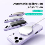 Ốp lưng silicone lỏng có nam châm ABEEL, cảm giác thân thiện với da, kèm giá đỡ, dành cho iPhone 17 Pro Max, dành cho iPhone 17 Pro, dành cho iPhone 17, dành cho iPhone 16 Pro Max, dành cho iPhone 16 Pro, dành cho iPhone 16