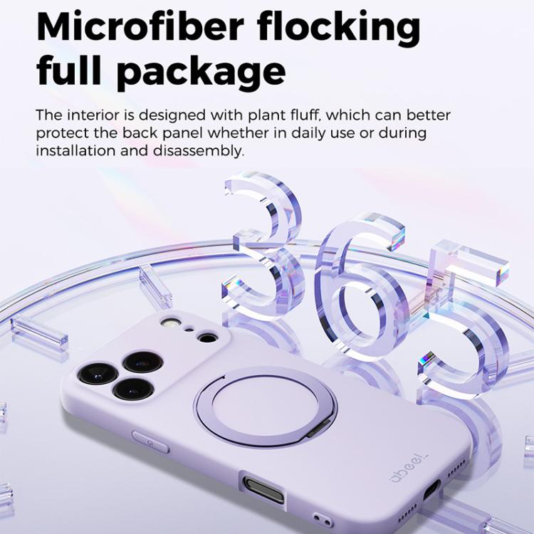 Ốp lưng silicone lỏng có nam châm ABEEL, cảm giác thân thiện với da, kèm giá đỡ, dành cho iPhone 17 Pro Max, dành cho iPhone 17 Pro, dành cho iPhone 17, dành cho iPhone 16 Pro Max, dành cho iPhone 16 Pro, dành cho iPhone 16