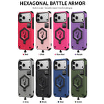 Ốp lưng điện thoại có nam châm hình lục giác kiêm giá đỡ cân điện tử, dành cho iPhone 17 Pro Max, iPhone 17 Pro, iPhone 17, iPhone Air, iPhone 16 Pro Max, iPhone 16 Pro