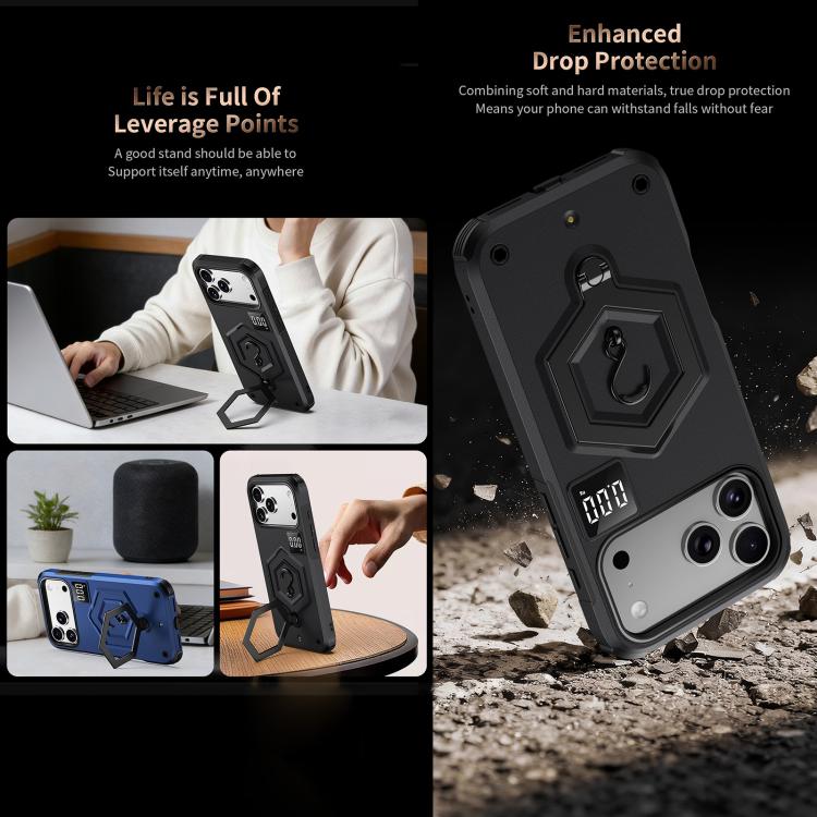 Ốp lưng điện thoại có nam châm hình lục giác kiêm giá đỡ cân điện tử, dành cho iPhone 17 Pro Max, iPhone 17 Pro, iPhone 17, iPhone Air, iPhone 16 Pro Max, iPhone 16 Pro
