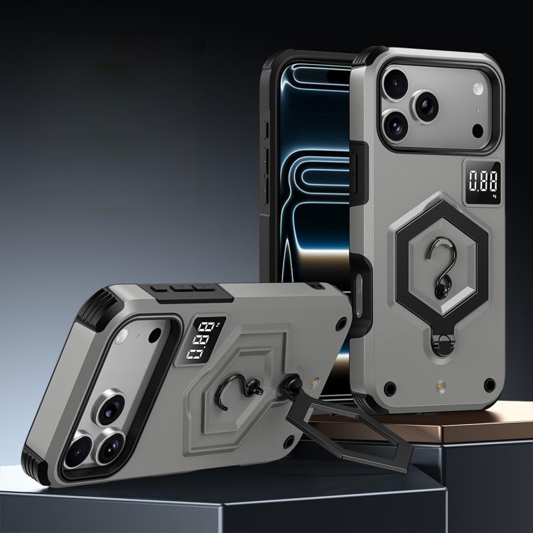 Ốp lưng điện thoại có nam châm hình lục giác kiêm giá đỡ cân điện tử, dành cho iPhone 17 Pro Max, iPhone 17 Pro, iPhone 17, iPhone Air, iPhone 16 Pro Max, iPhone 16 Pro