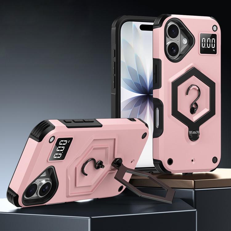 Ốp lưng điện thoại có nam châm hình lục giác kiêm giá đỡ cân điện tử, dành cho iPhone 17 Pro Max, iPhone 17 Pro, iPhone 17, iPhone Air, iPhone 16 Pro Max, iPhone 16 Pro