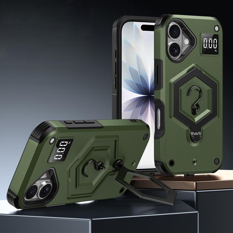 Ốp lưng điện thoại có nam châm hình lục giác kiêm giá đỡ cân điện tử, dành cho iPhone 17 Pro Max, iPhone 17 Pro, iPhone 17, iPhone Air, iPhone 16 Pro Max, iPhone 16 Pro
