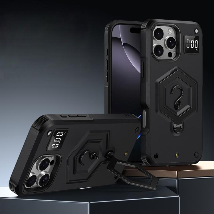 Ốp lưng điện thoại có nam châm hình lục giác kiêm giá đỡ cân điện tử, dành cho iPhone 17 Pro Max, iPhone 17 Pro, iPhone 17, iPhone Air, iPhone 16 Pro Max, iPhone 16 Pro