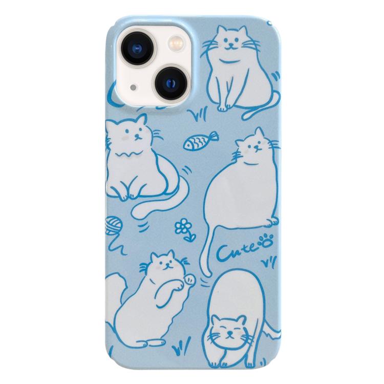 Painted Pattern PC Phone Case, For iPhone 16 Plus