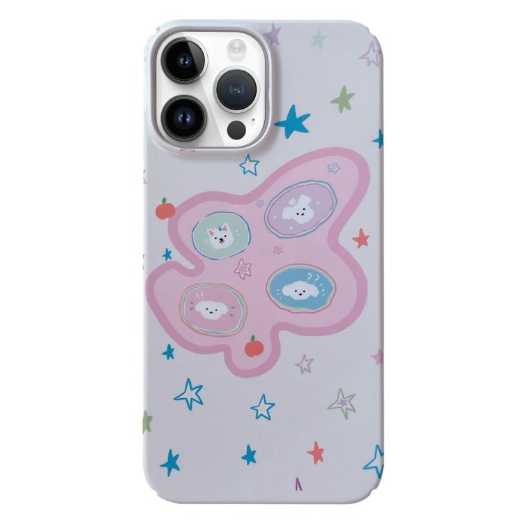 Ốp lưng điện thoại PC họa tiết vẽ, dành cho iPhone 16 Pro Max