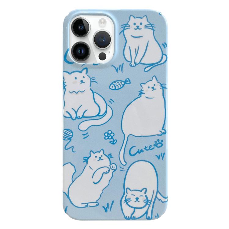 Ốp lưng điện thoại PC họa tiết vẽ, dành cho iPhone 16 Pro Max