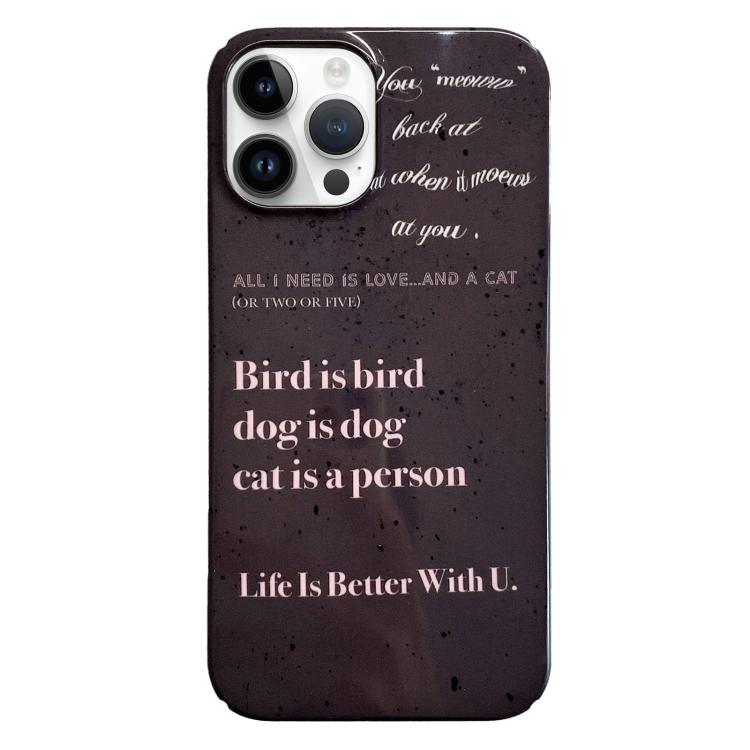 Ốp lưng điện thoại PC họa tiết vẽ, dành cho iPhone 16 Pro Max