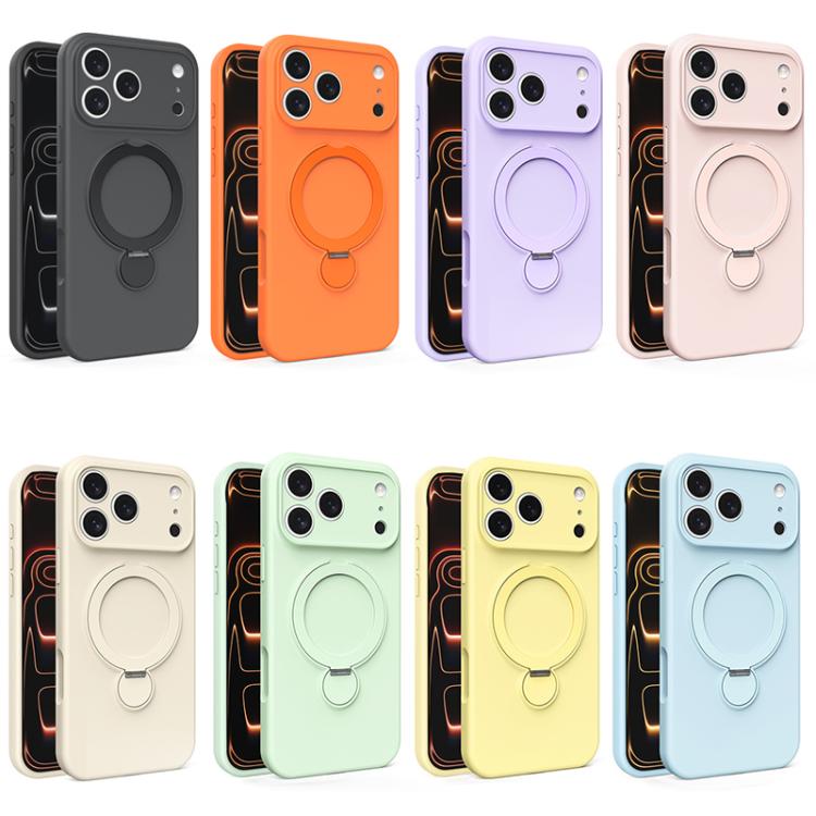 Ốp lưng điện thoại chất liệu silicone lỏng MagSafe, dành cho iPhone 17 Pro Max, iPhone 17 Pro, iPhone 17, iPhone Air