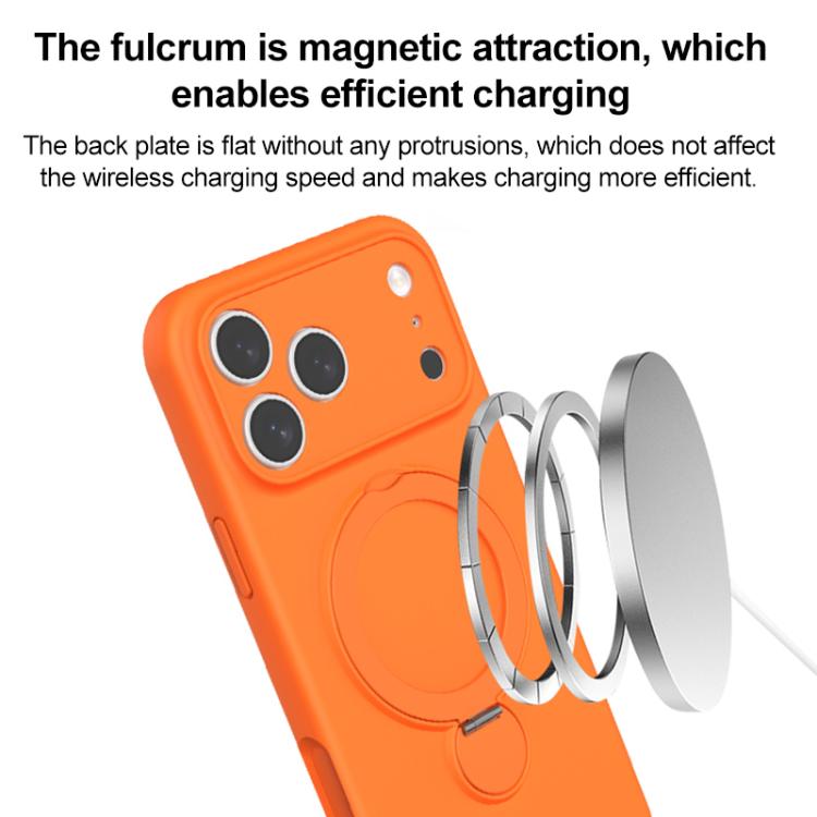 Ốp lưng điện thoại chất liệu silicone lỏng MagSafe, dành cho iPhone 17 Pro Max, iPhone 17 Pro, iPhone 17, iPhone Air