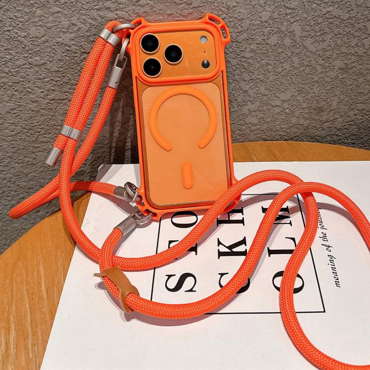 Ốp lưng điện thoại acrylic nam châm chống sốc bốn góc kiểu drone kèm dây đeo dài và ngắn, dành cho iPhone 17 Pro Max, iPhone 17 Pro, iPhone 17, iPhone 16 Pro Max, iPhone 16 Pro, iPhone 16 Plus, iPhone 16, iPhone 15 Pro Max