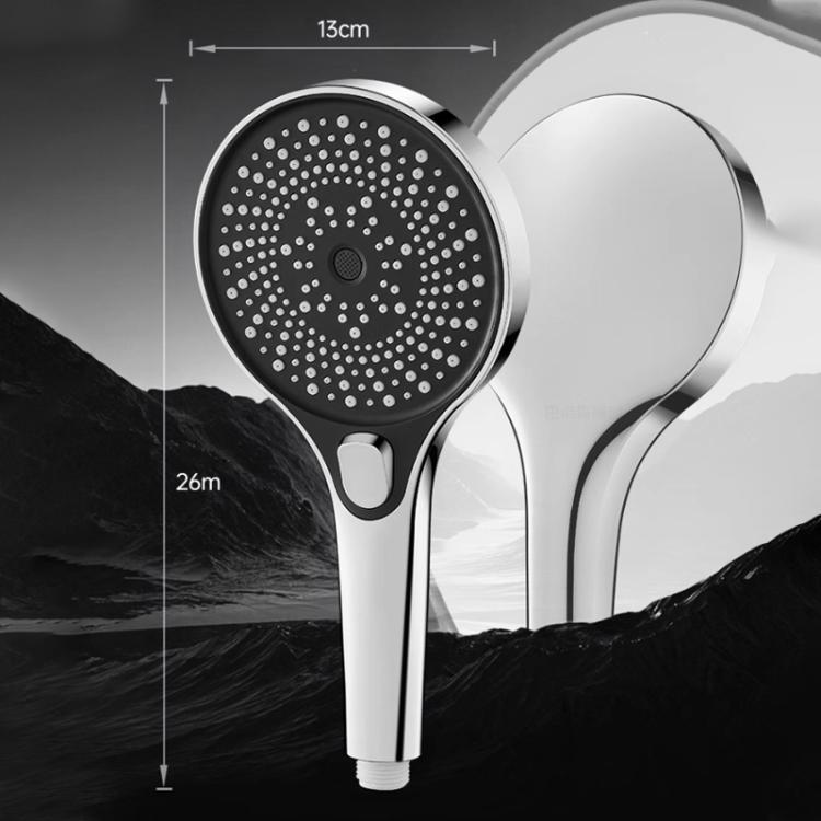Đầu vòi sen tròn lớn điều chỉnh áp suất 3 mức di động, vòi sen