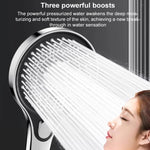Đầu vòi sen tròn lớn điều chỉnh áp suất 3 mức di động, vòi sen
