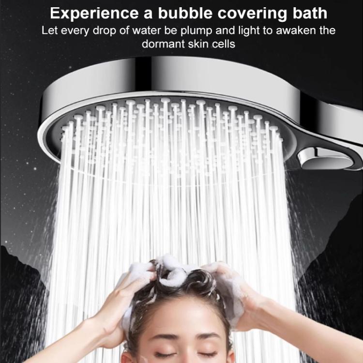 Đầu vòi sen tròn lớn điều chỉnh áp suất 3 mức di động, vòi sen