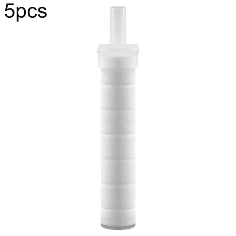 Bộ 5 lõi lọc nước làm đẹp da bằng bông PP cho đầu vòi sen, 16.5 x 2.6cm