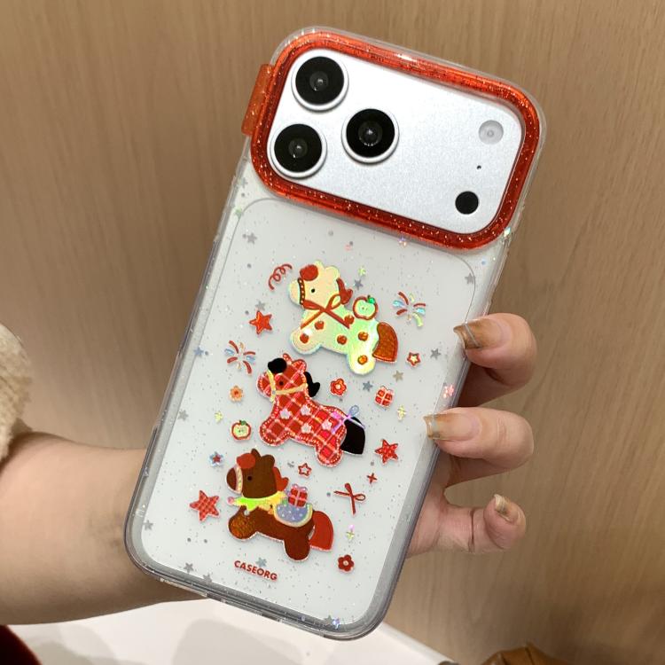 Ốp lưng điện thoại Tết Nguyên Đán họa tiết ngựa con vui nhộn, dành cho iPhone 17 Pro Max, iPhone 17 Pro, iPhone 17, iPhone 16 Pro Max, iPhone 16 Pro, iPhone 16, iPhone 15 Pro Max, iPhone 15 Pro, iPhone 15, iPhone 14, iPhone 14 Pro