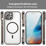 Ốp điện thoại PC Hybrid TPU chống sốc túi khí MagSafe, Dành cho iPhone 15