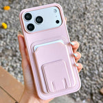 Ốp lưng điện thoại kèm ví gập hình vuông, dành cho iPhone 17 Pro Max, iPhone 17 Pro, iPhone 17, iPhone Air, iPhone 16 Pro Max, iPhone 16 Pro
