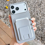Ốp lưng điện thoại kèm ví gập hình vuông, dành cho iPhone 17 Pro Max, iPhone 17 Pro, iPhone 17, iPhone Air, iPhone 16 Pro Max, iPhone 16 Pro