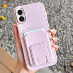 Ốp lưng điện thoại kèm ví gập hình vuông, dành cho iPhone 17 Pro Max, iPhone 17 Pro, iPhone 17, iPhone Air, iPhone 16 Pro Max, iPhone 16 Pro