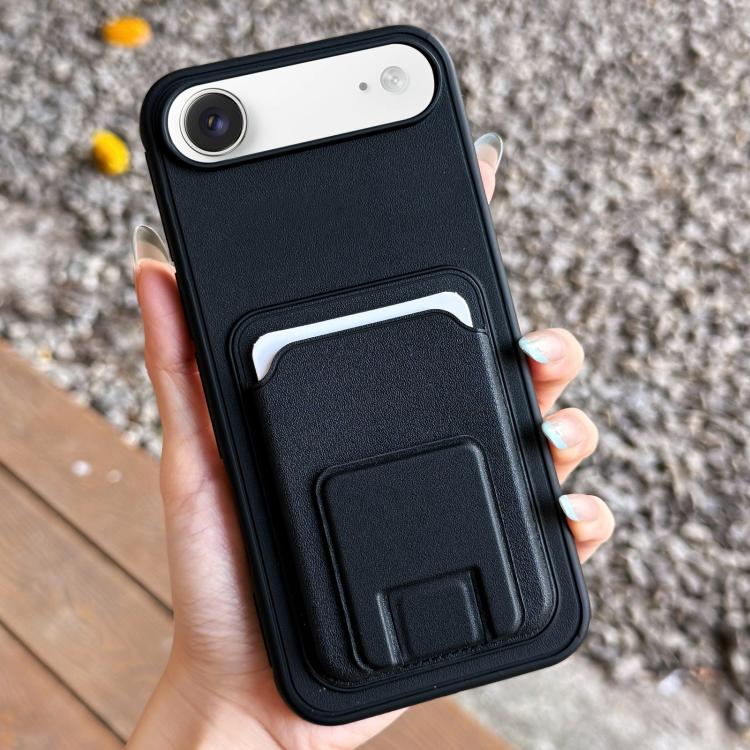 Ốp lưng điện thoại kèm ví gập hình vuông, dành cho iPhone 17 Pro Max, iPhone 17 Pro, iPhone 17, iPhone Air, iPhone 16 Pro Max, iPhone 16 Pro
