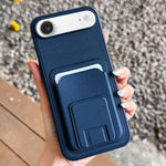 Ốp lưng điện thoại kèm ví gập hình vuông, dành cho iPhone 17 Pro Max, iPhone 17 Pro, iPhone 17, iPhone Air, iPhone 16 Pro Max, iPhone 16 Pro