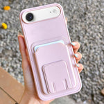 Ốp lưng điện thoại kèm ví gập hình vuông, dành cho iPhone 17 Pro Max, iPhone 17 Pro, iPhone 17, iPhone Air, iPhone 16 Pro Max, iPhone 16 Pro