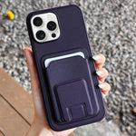 Ốp lưng điện thoại kèm ví gập hình vuông, dành cho iPhone 17 Pro Max, iPhone 17 Pro, iPhone 17, iPhone Air, iPhone 16 Pro Max, iPhone 16 Pro