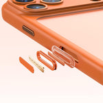 Ốp lưng điện thoại PC trong suốt chống sốc có lỗ chính xác, dành cho iPhone 17 Pro Max, iPhone 17 Pro