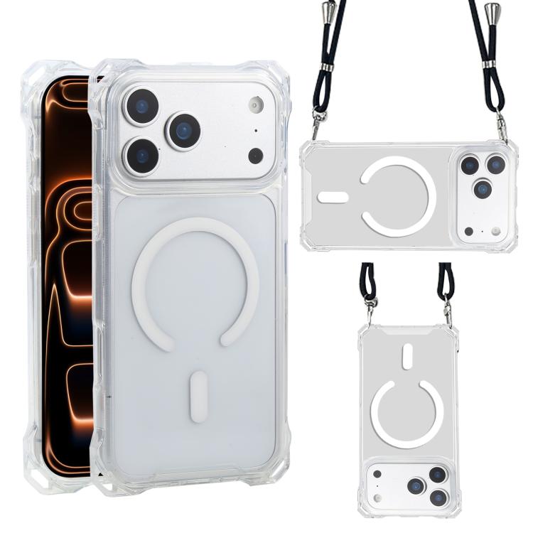 Ốp lưng điện thoại chống sốc có nam châm XDcase với bốn góc có lỗ, không kèm dây đeo, dành cho iPhone 17 Pro Max, iPhone 17 Pro