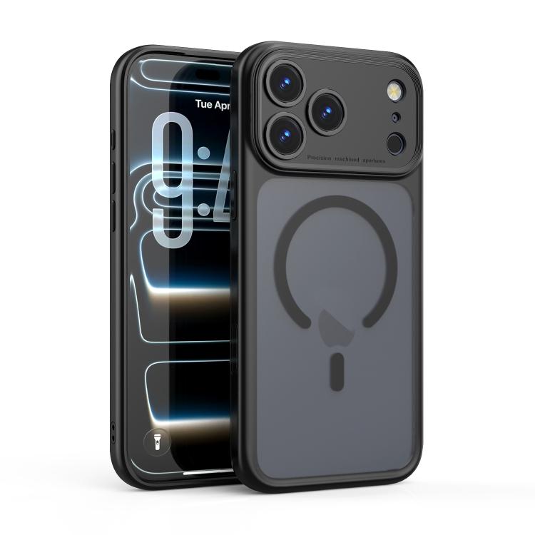 Ốp lưng điện thoại PC trong suốt chống sốc có nam châm và lỗ chính xác, dành cho iPhone 17 Pro Max, iPhone 17 Pro