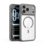 Ốp lưng điện thoại PC trong suốt chống sốc có nam châm và lỗ chính xác, dành cho iPhone 17 Pro Max, iPhone 17 Pro