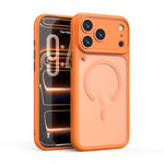 Ốp lưng điện thoại PC trong suốt chống sốc có nam châm và lỗ chính xác, dành cho iPhone 17 Pro Max, iPhone 17 Pro