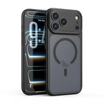 Ốp lưng điện thoại PC trong suốt chống sốc có nam châm và lỗ chính xác, dành cho iPhone 17 Pro Max, iPhone 17 Pro