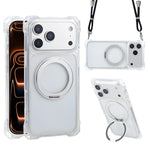 Ốp lưng điện thoại có chân đế xoay XDcase với bốn góc có lỗ nam châm, không kèm dây đeo, dành cho iPhone 17 Pro Max, iPhone 17 Pro