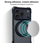 Ốp lưng điện thoại có chân đế xoay XDcase với bốn góc có lỗ nam châm, không kèm dây đeo, dành cho iPhone 17 Pro Max, iPhone 17 Pro