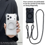Ốp lưng điện thoại có chân đế xoay XDcase với bốn góc có lỗ nam châm, không kèm dây đeo, dành cho iPhone 17 Pro Max, iPhone 17 Pro