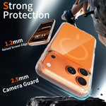 Ốp lưng điện thoại kết hợp PC cứng nhiều màu và TPU mềm có nam châm, dành cho iPhone 17 Pro Max, iPhone 17 Pro, iPhone 17