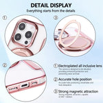 Ốp lưng điện thoại da thuần chay mạ nam châm siêu mỏng có giá đỡ xoay, dành cho iPhone 16 Pro, iPhone 16 Plus, iPhone 16, iPhone 15 Pro Max, iPhone 15 Pro, iPhone 15 Plus / 14 Plus