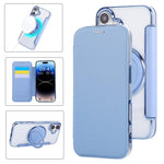 Ốp lưng điện thoại da thuần chay mạ nam châm siêu mỏng có giá đỡ xoay, dành cho iPhone 16 Pro, iPhone 16 Plus, iPhone 16, iPhone 15 Pro Max, iPhone 15 Pro, iPhone 15 Plus / 14 Plus