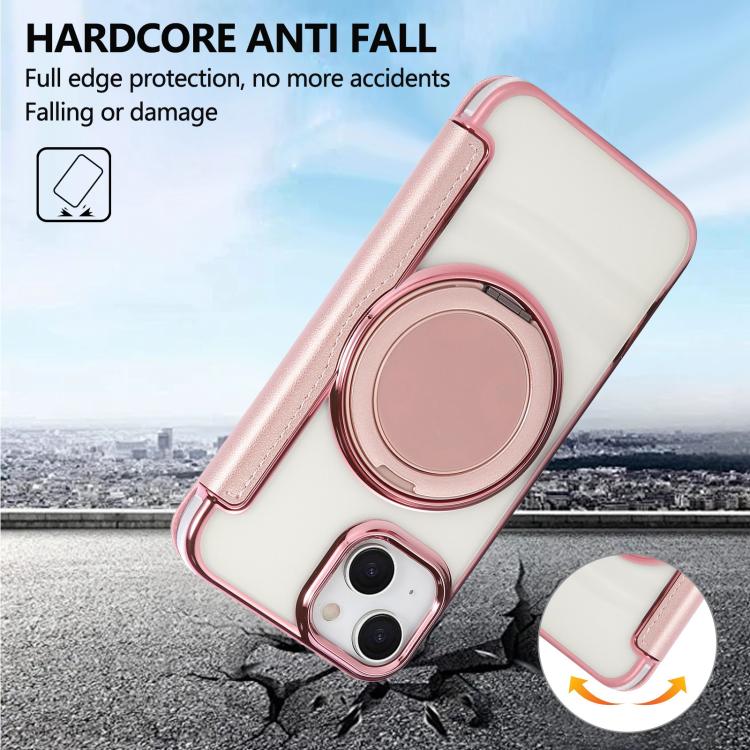 Ốp điện thoại da thuần chay mạ nam châm xoay siêu mỏng, dành cho iPhone 15, dành cho iPhone 14 / 13, dành cho iPhone 14 Pro, dành cho iPhone 14 Pro Max, dành cho iPhone 13 Pro Max, dành cho iPhone 13 Pro