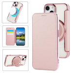 Ốp điện thoại da thuần chay mạ nam châm xoay siêu mỏng, dành cho iPhone 15, dành cho iPhone 14 / 13, dành cho iPhone 14 Pro, dành cho iPhone 14 Pro Max, dành cho iPhone 13 Pro Max, dành cho iPhone 13 Pro
