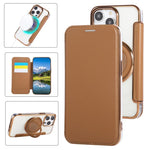 Ốp điện thoại da thuần chay mạ nam châm xoay siêu mỏng, dành cho iPhone 15, dành cho iPhone 14 / 13, dành cho iPhone 14 Pro, dành cho iPhone 14 Pro Max, dành cho iPhone 13 Pro Max, dành cho iPhone 13 Pro