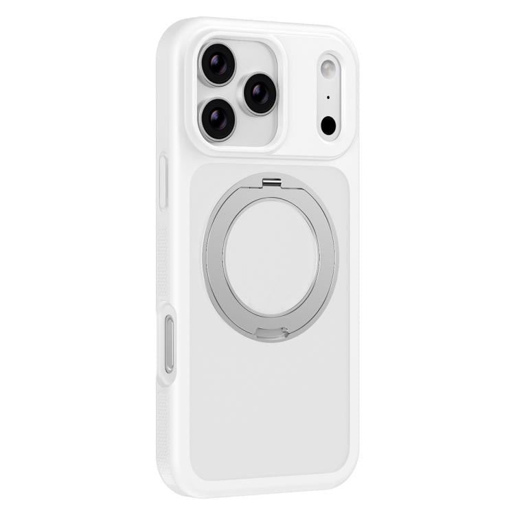 Ốp lưng điện thoại giáp nam châm chống bẩn thân thiện với da có giá đỡ xoay, dành cho iPhone 17 Pro Max, iPhone 17 Pro