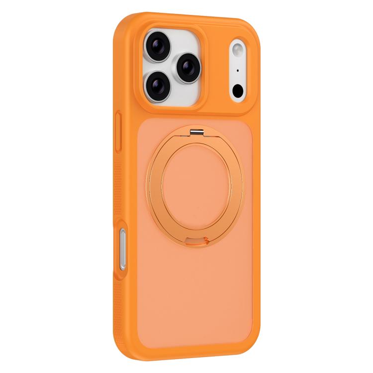 Ốp lưng điện thoại giáp nam châm chống bẩn thân thiện với da có giá đỡ xoay, dành cho iPhone 17 Pro Max, iPhone 17 Pro