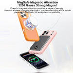 Ốp lưng điện thoại giáp nam châm chống bẩn thân thiện với da có giá đỡ xoay, dành cho iPhone 17 Pro Max, iPhone 17 Pro